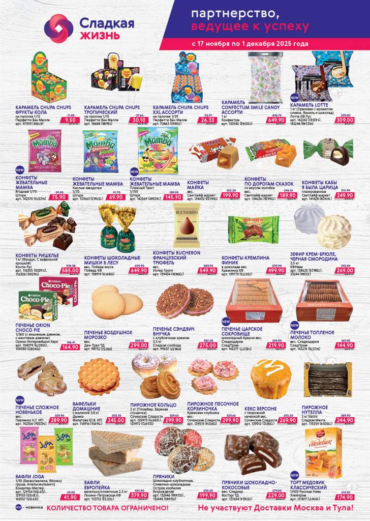 Кондитерские изделия