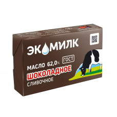 Масло Сливочное Экомилк Шоколадное 62% 180г