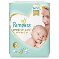 Подгузники Pampers Premium Care Mini 4-8 кг Экономичная Упаковка 66 шт