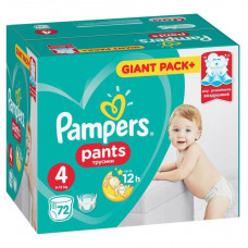 Подгузники-трусики Pampers Pants для Мальчиков И Девочек Maxi 9-15 кг Упаковка 72 шт