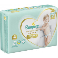 Подгузники-трусики Pampers Premium Care Pants Maxi 9-15 кг Упаковка 38 шт