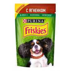 Корм Friskies для собак с ягненком в подливе 85 гр Purina