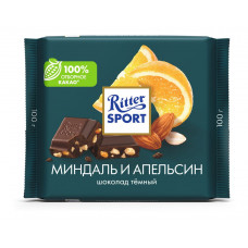 Шоколад Ritter Sport Темный с Миндалем и Апельсином 100г