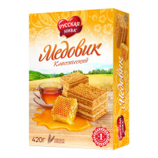 Торт Медовик Классический 420 гр Хлебпром