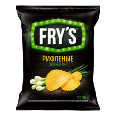 Чипсы Fry's Рифленные со Вкусом Зеленого Лука 130 гр