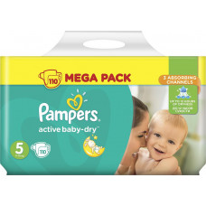 Подгузники PAMPERS Active Baby-Dry Junior 11-16 кг Мега Упаковка 110