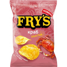 Чипсы из Натур. Картофеля Fry’s (фрайс) Вкус Зубастый Краб 70 г