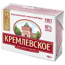Спред Растительно-жировой Тм Кремлевское 82% 180 г Нмжк