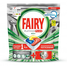 Капсулы для мытья посуды Fairy Platinum Plus All in 1 для автоматических посудомоечных машин 50 шт