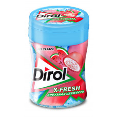 Жевательная резинка Dirol X-Fresh Арбузный лед без сахара с арбузным вкусом  64 гр Мон'делиз
