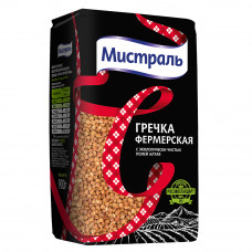 Крупа Мистраль Гречневая Фермерская 900г