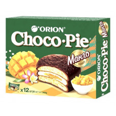 Печенье Orion Choco Pie Манго 12 шт 360 гр