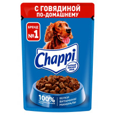 Корм для Собак Чаппи Пауч Говядина По-домашнему 85 гр Марс