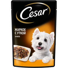 Корм для Собак Цезарь Жаркое с Уткой 85 гр Марс