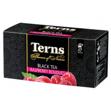 Чай Terns Raspberry Bouquet Черный Ароматизированный в Саше 25п