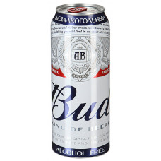 Напиток пивной  Bud безалкогольный 0,5% 0,45л ж/б