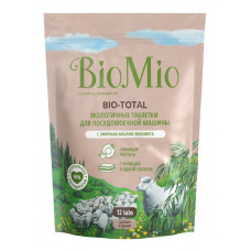 Таблетки для посудомоечных машин BioMio BIO-TOTAL с маслом эвкалипта12 шт