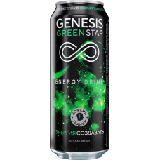Напиток Генезис Зеленая Звезда  энергетический  газированный  500 мл
