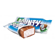 Конфеты Bounty с нежной мякотью кокоса покрытые молочным шоколадом 3 кг Марс