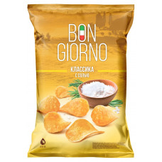 Чипсы Bon Giorno картофельные Классика с солью 90 гр