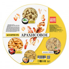 Ассорти Арахисовое Seven Nuts №1 Сыр, Холодец, Паприка, Сметана, Зелень 250 гр