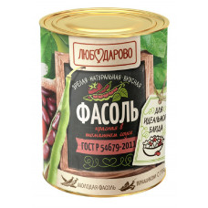 Фасоль Любодарово красная  в томатном соусе Гост 400 гр ж/б Белмолпродукт