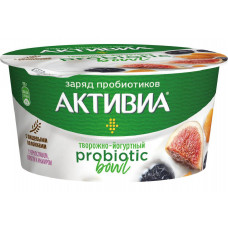 Биопродукт Активиа творожно-йогуртный Чернослив-Курага-Инжир-Изюм 135гр 3,5% Данон