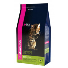 Корм для Кошек Eukanuba для Взрослых Кошек Редко Выходящих на Улицу Hairball 2 кг