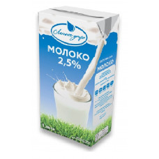 Молоко Летнее утро Ультрапастеризованное ГОСТ 2,5% 1 л