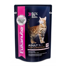 Корм для Кошек Eukanuba для Взрослых Кошек с Лососем 85 гр