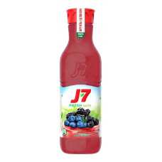 Сок J7  фруктовый микс яблоко-черника-арома-ежевика 0.85 л ВБД