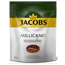 Кофе Jacobs Миликано Cдобавлением Кофе Натурального Жареного Молотого 200 гр