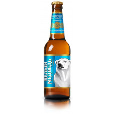 Пиво Белый Медведь светлое б/а 0,45 л стекло