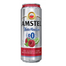 Пиво Amstel малина и лайм б/а 0,43л ж/б