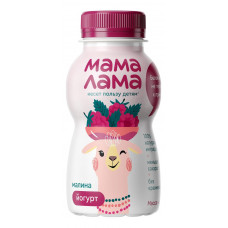 Йогурт питьевой Мама Лама с малиной  2,5% 200г