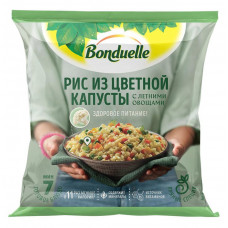 Смесь овощная  рис из цветной капусты с овощами и травами быстрозамороженная 0,4 кг Бондюэль