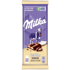 Шоколад Молочный Пористый Milka Bubbles C Кокосовой Начинкой 92 гр
