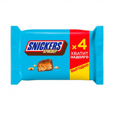 Батончик Шоколадный Snickers Криспер Мультипак 160г