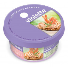 Сыр Творожный Виолетта с Креветками 140гр 70,0% Пл/стакан Карат