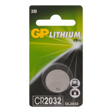 Батарейка GP Lithium CR2032 литиевая дисковая 1 шт в блистере