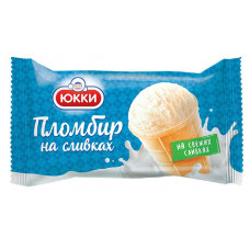 Мороженое Пломбир Юкки Вафельный Стакан 70гр