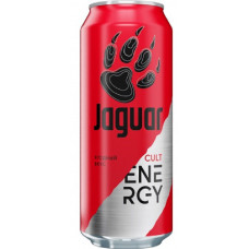 Напиток Jaguar Cult с ягодным вкусом энергетический безалкогольный 500мл ж/б