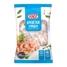 Креветки Очищенные Варено-мороженные 200/300 500гр Vici