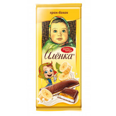 Шоколад Аленка с Начинкой Крем Банан 87Г