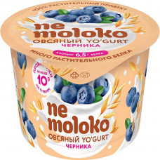 Йогурт Овсяный Nemoloko с Черникой 130г