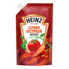 Кетчуп Heinz Супер Острый 320г дой-пак