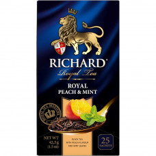 Чай Черный Richard Royal Peach & Mint 25 Сашет