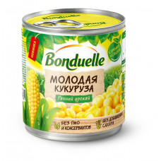 Кукуруза Bonduelle сладкая молодая в/у 212 мл ж/б Бондюэль-Кубань