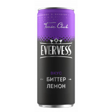 Напиток Evervess Биттер Лемон Газированный 0,33л ж/б