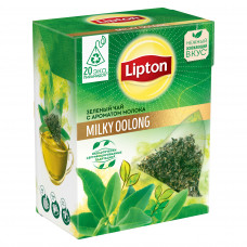 Чай Зеленый Липтон с Ароматом Молока Milky Oolong 20 пирамидок 1.8г
